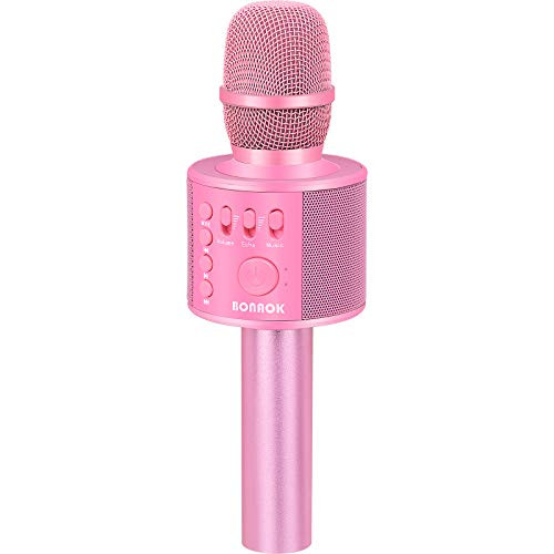BONAOK Wireless Bluetooth Karaoke Microphone, 3-in-1 Portable Handheld Mic Speaker Machine for Al... | Amazon (US)