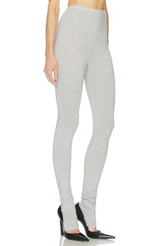 The Extra Long Jersey Legging in Heather Grey | Revolve Clothing (Global)