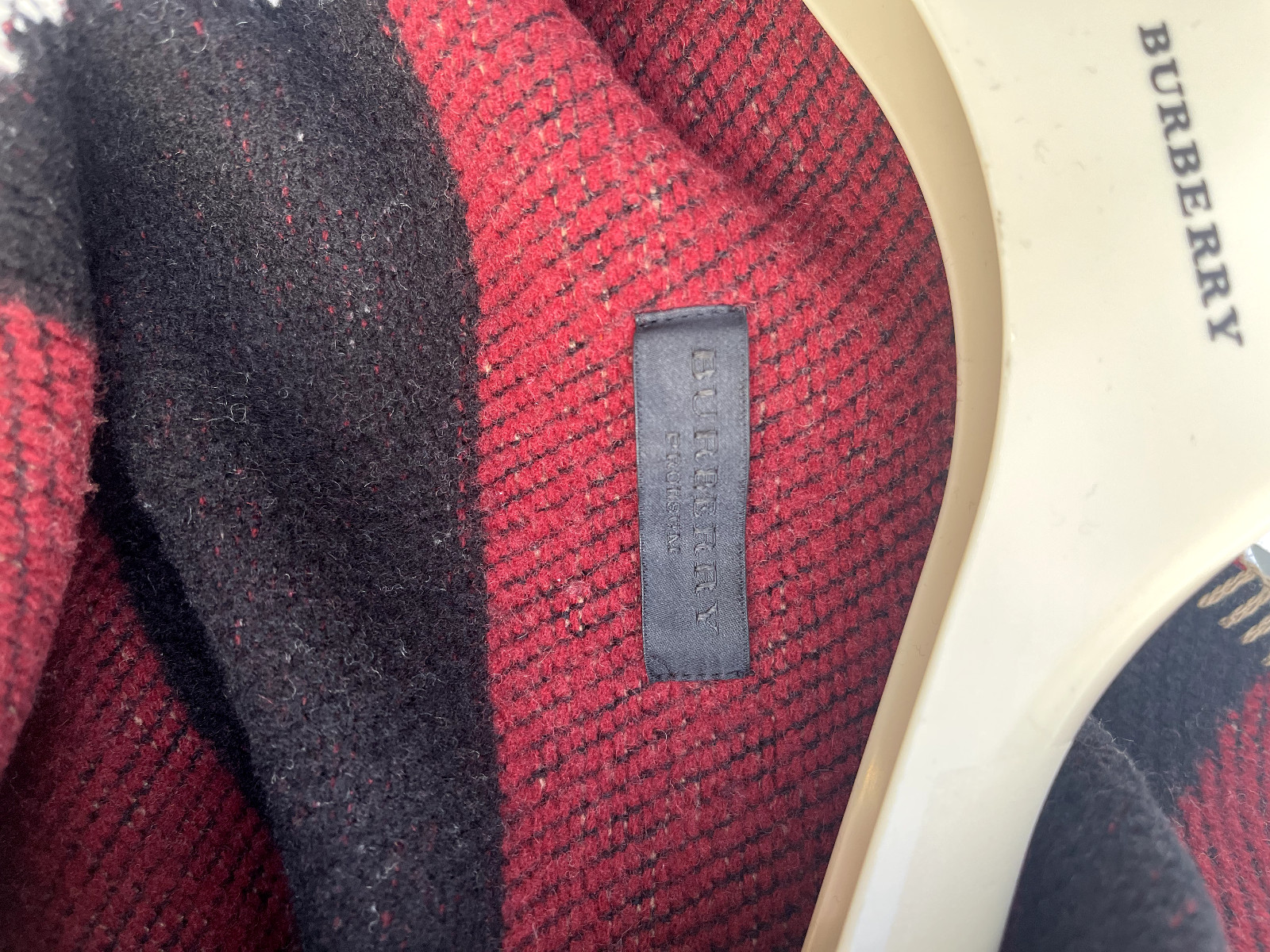 Burberry Prorsum Mega Check Wool Cashmere Cape Poncho wool cashmere  | eBay | eBay US