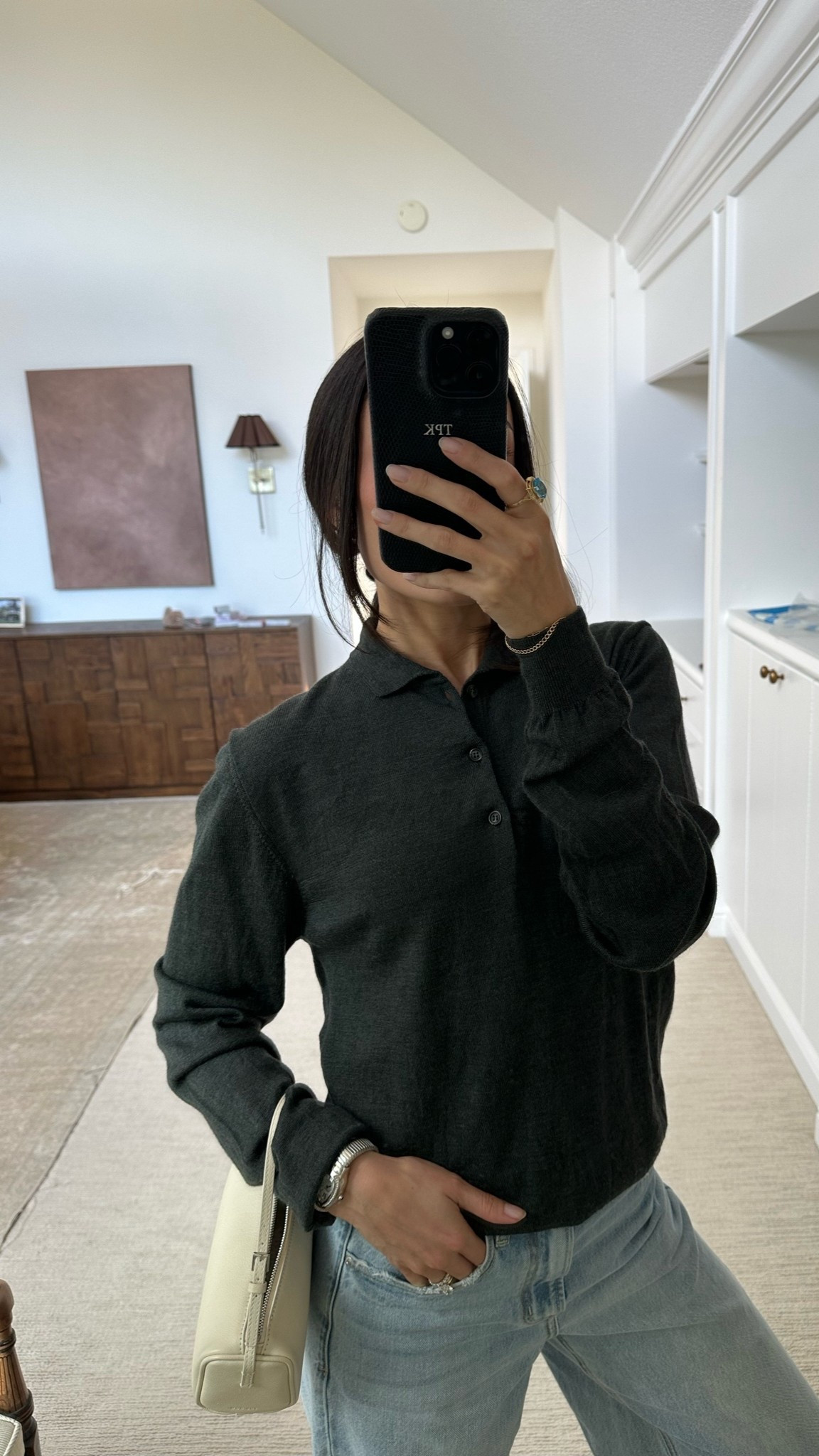 stole this sweater from husb! it runs small

#LTKootd