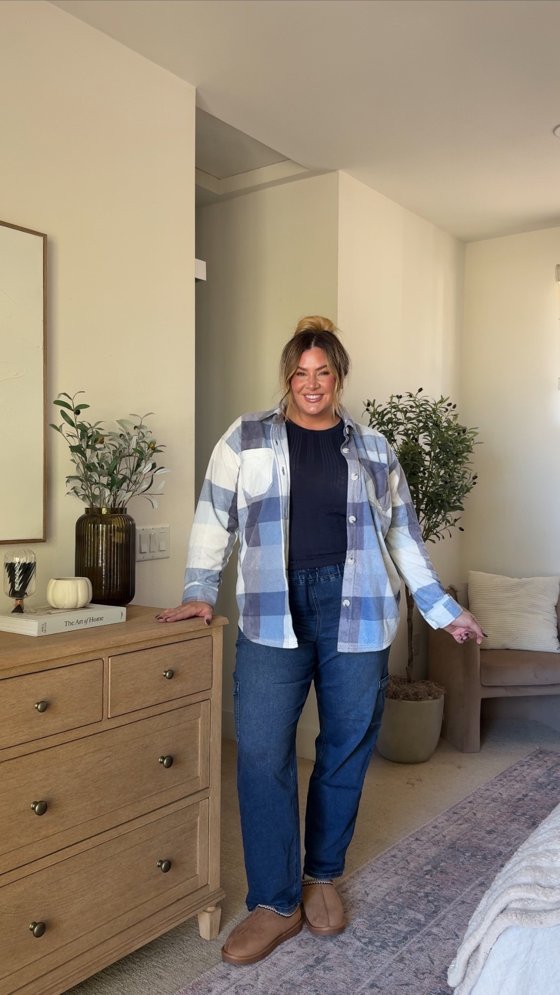 fall outfit inspo! wearing an xl I these tops and 16 long in the pants!

#LTKStyleTip #LTKSeasonal #LTKMidsize