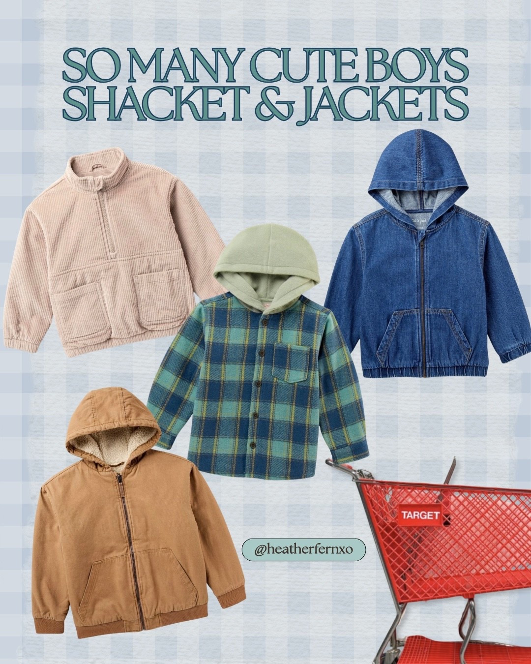 Toddlers & Big Kids Jackets I’m loving at @Target 🍂

#target #kids #toddler #jacket #shacket #plaid #hood #hoodie

#LTKKids #LTKmomlife #LTKootd