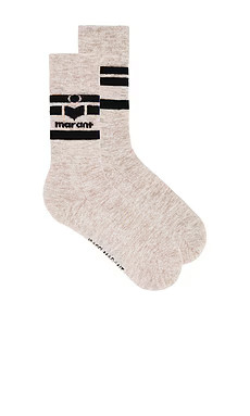 Isabel Marant Viby Socks in Beige from Revolve.com | Revolve Clothing (Global)