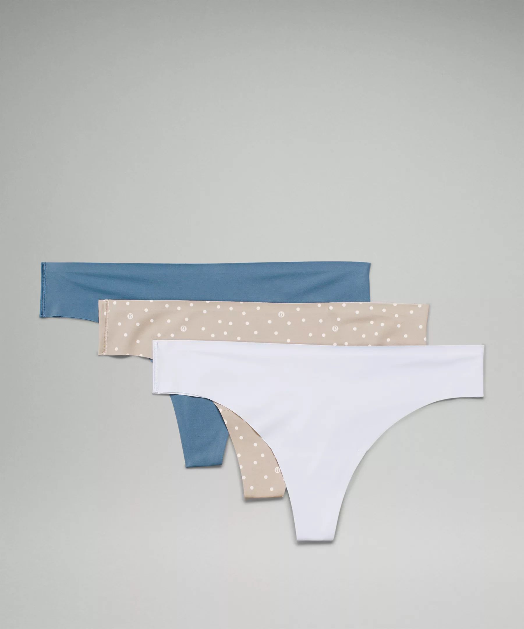 InvisiWear Mid-Rise Thong Underwear 3 Pack | Lululemon (US)