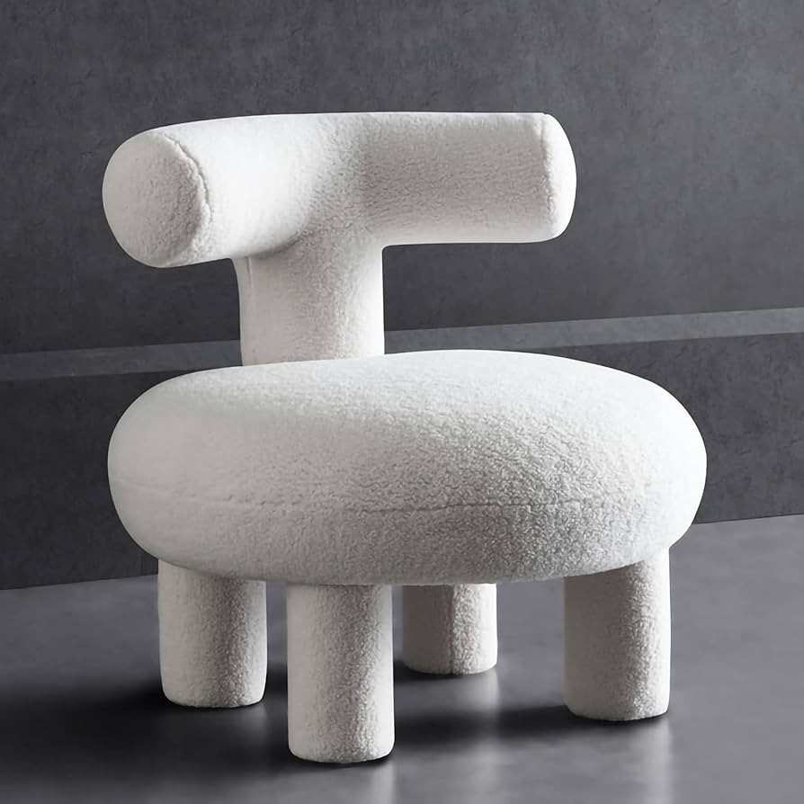 LUGSHIREE Modern Accent Boucle Chair,Upholstered Tufted Creative Furniture Sofa Couch Lounge Read... | Amazon (US)