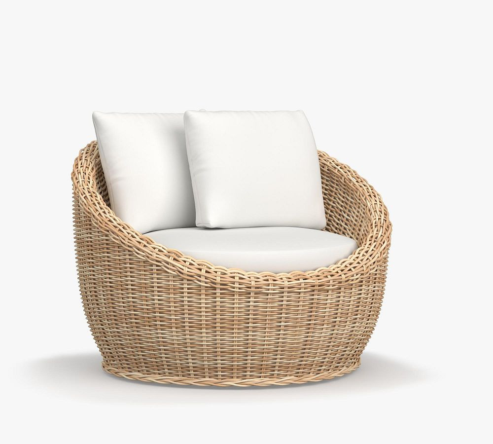 Huntington Papasan Chair with High Performance Cushion Covers | Pottery Barn (US)