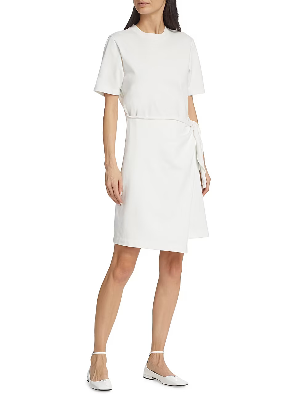 Side-Tie T-Shirt Dress | Saks Fifth Avenue