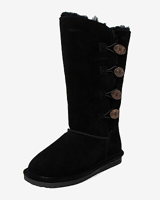 Bearpaw Tall Suede Snow Boots | Express