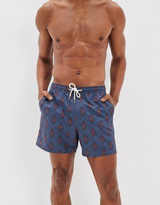 AE 5.5" Geo Swim Trunk | American Eagle Outfitters (US & CA)