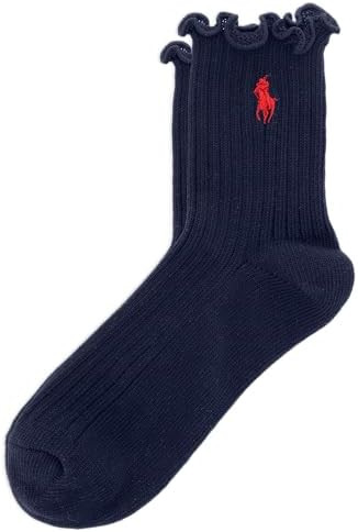 POLO RALPH LAUREN womens Lettuce Edge Ankle Socks - 1 Pair Pack - Sustainable Cotton Comfort | Amazon (US)
