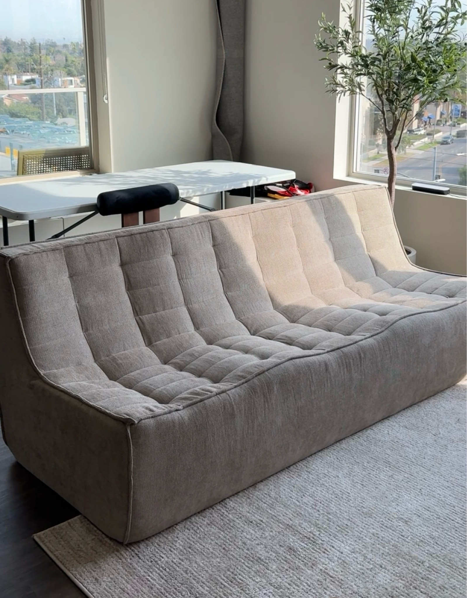 Cutie modern sofa for a neutral vibe and under $600! 

#LTKSaleAlert #LTKHome