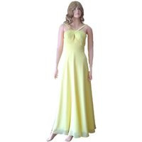 Pale Yellow Prom Dress. Long Bridesmaid | Etsy (US)