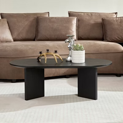 Modern Coffee Table Cocktail Table Accent Table Conversation Table Center Table Sofa Table, Black-ModernLuxe | Target