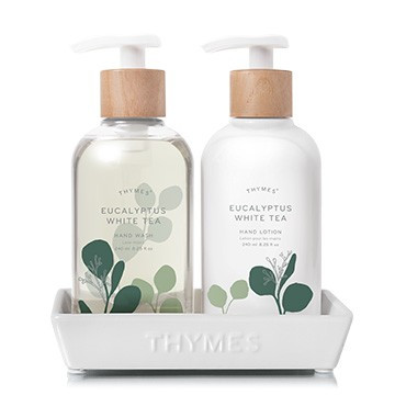 Eucalyptus White Tea Sink Set | Thymes