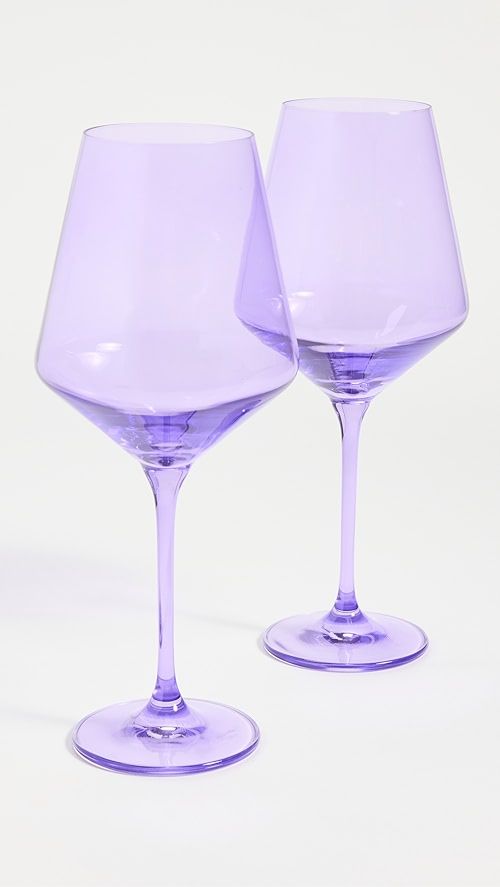 Estelle Colored Glass Stemware Set of 2 | SHOPBOP | Shopbop