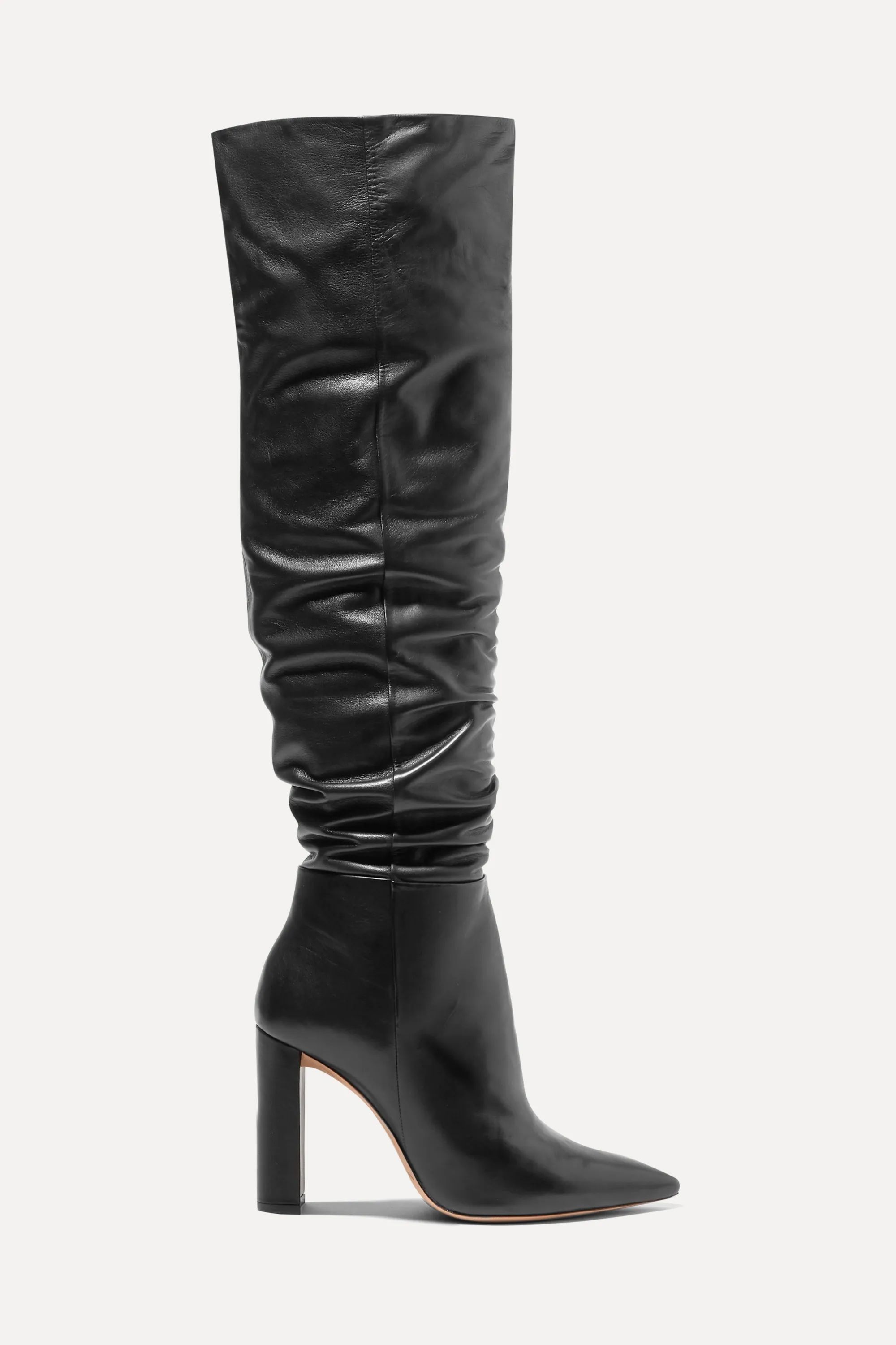 Black Anna leather knee boots | Alexandre Birman | NET-A-PORTER | NET-A-PORTER (UK & EU)