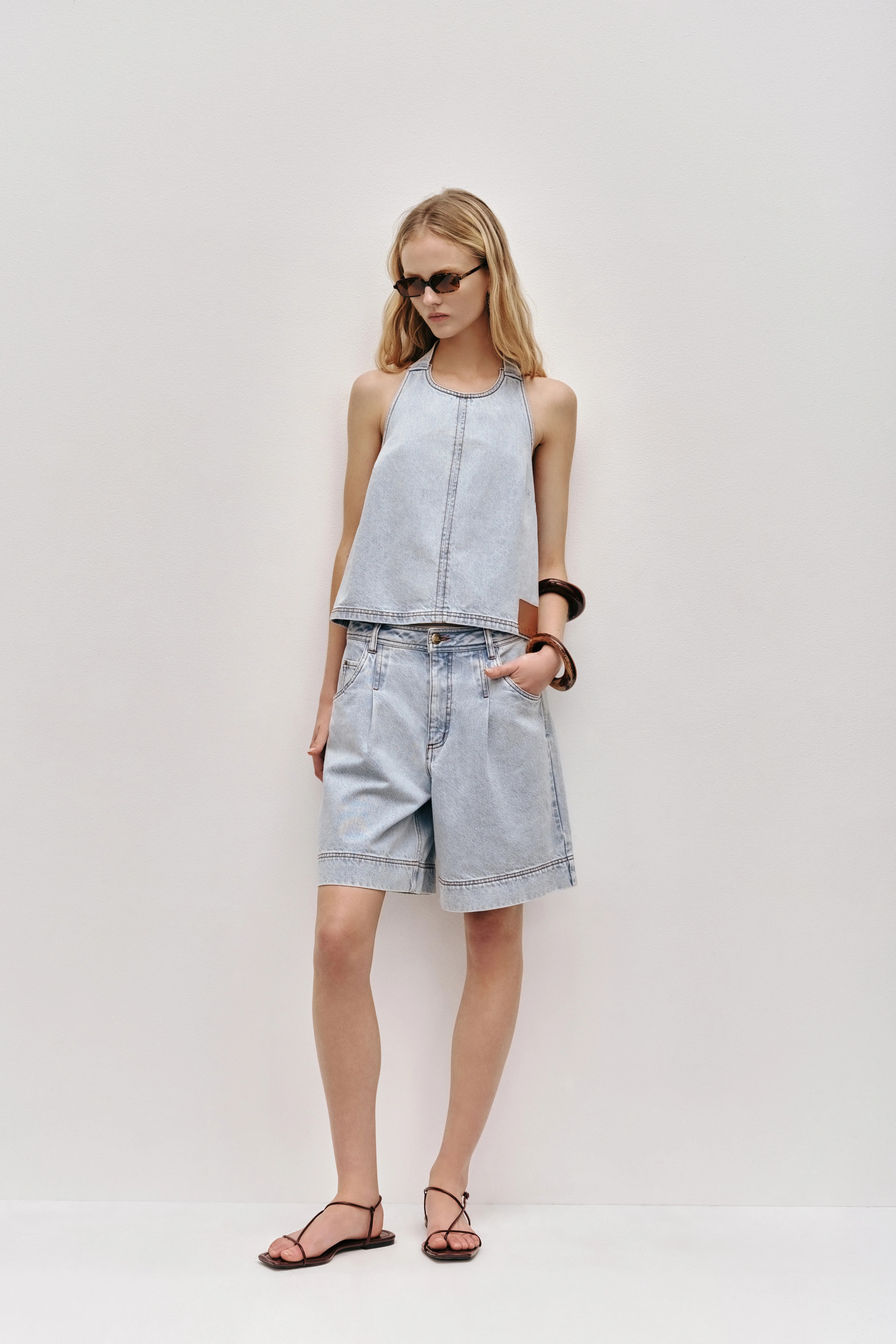 Flynn Denim Halter | aje. (Australia and New Zealand)
