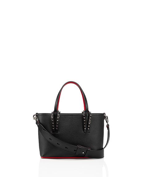 Christian Louboutin Cabata Spike Mini Tote Bag | Neiman Marcus