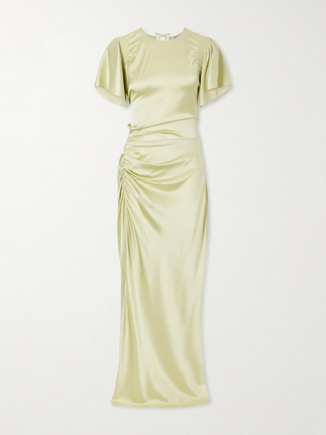 Veronica Beard - Silk-blend Satin Gown - Green | NET-A-PORTER (US)