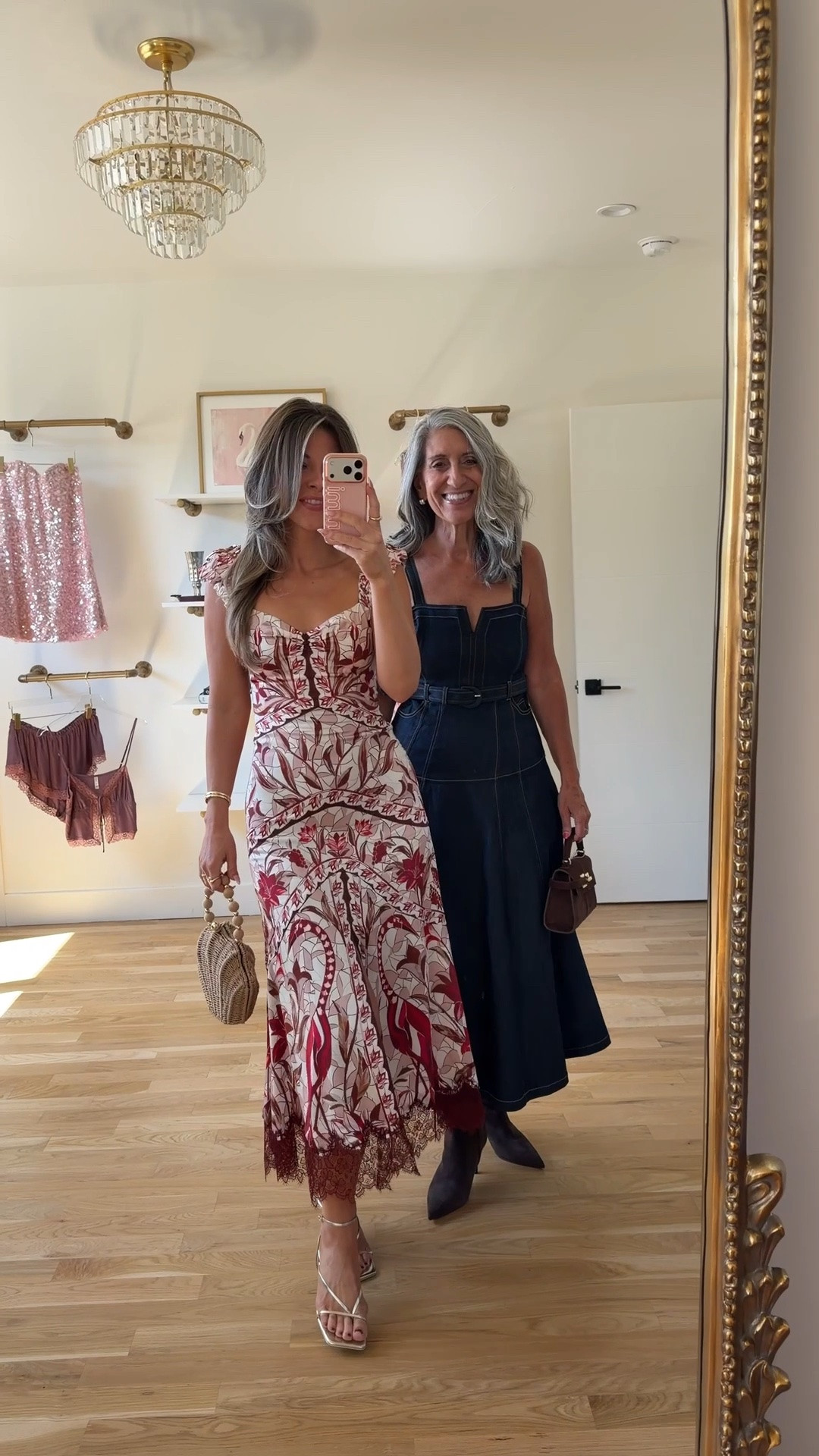 nordstrom anniversary sale summer to fall red and pink botanical print with a scalloped lace hem midi, denim midi wide straps and a belted waist dresses ✨

i'm 5'4" and typically wear a small/2 
• red & white dress: xs

mom is 5'4" and typically wears a medium/6


fall outfits, fall dresses, autumn outfits, sweater dresses, midi dresses, long sleeve dresses, casual outfits, thanksgiving outfits, family photo outfits, date night outfits, work outfits, fall fashion, autumn fashion, cozy outfits, transitional outfits, neutral outfits, everyday outfits, weekend outfits, women’s fashion, affordable dresses, skort outfits, athletic skorts, casual skort outfits, summer skort outfits, amazon skorts, everyday skort outfits, mom & me outfits, mom & me dresses, matching outfits, mother daughter outfits, family photo outfits

#LTKSeasonal #LTKU #LTKSaleAlert