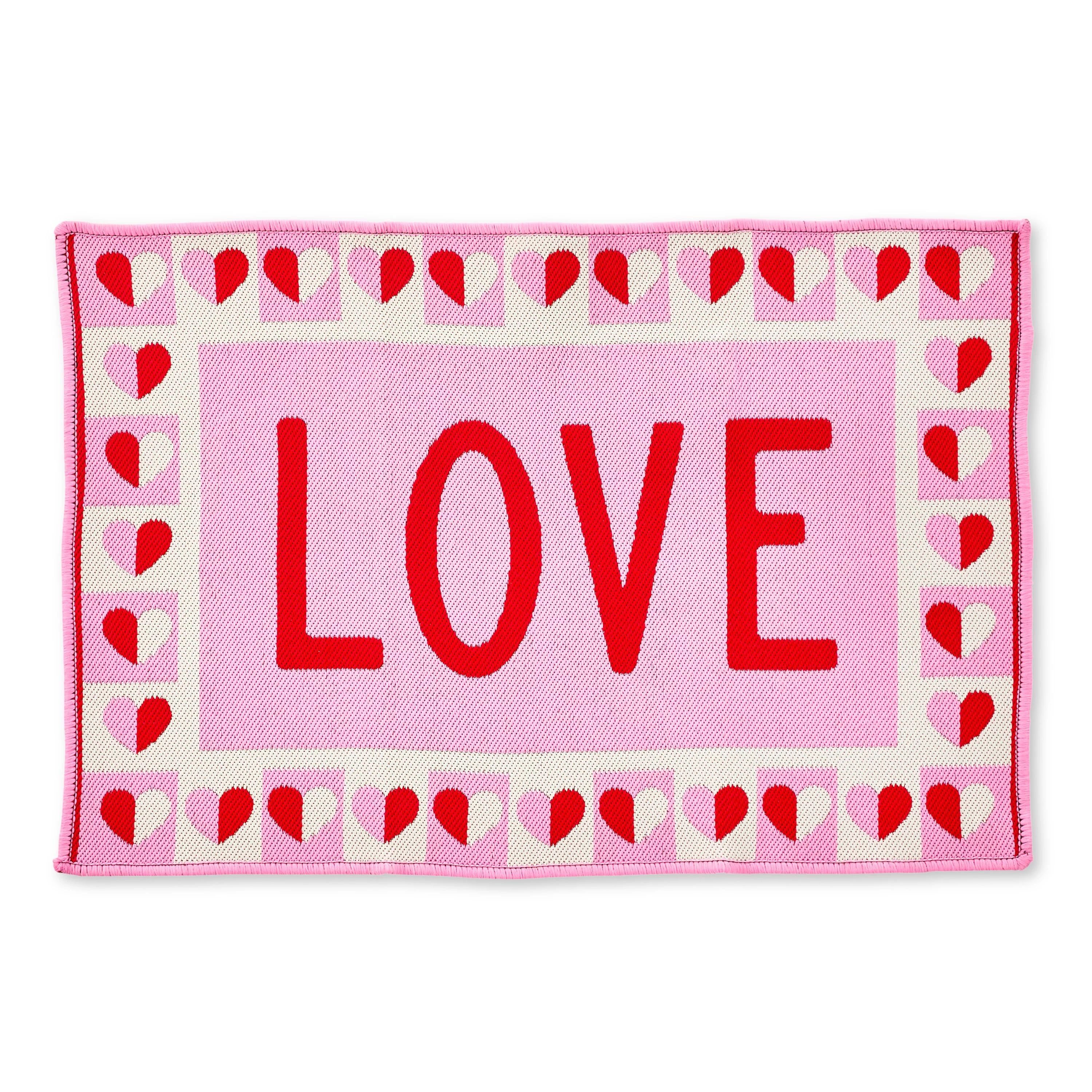 Way To Celebrate! Reversible Love Rugs, Multi Color, 36in x 24in - Walmart.com | Walmart (US)
