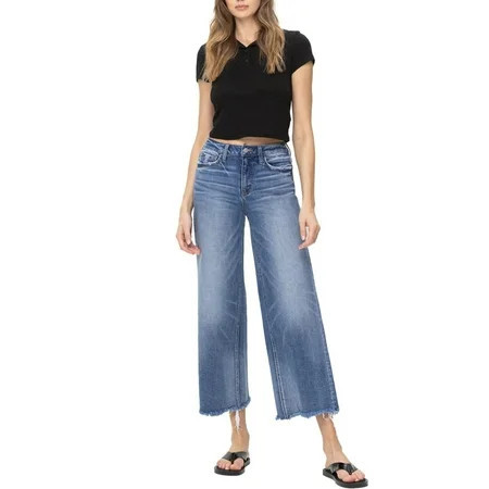 Flying Monkey - High Rise Wide Leg Jeans - F5204 | Walmart (US)