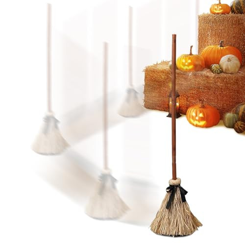 Halloween Magics Broom, Animated Floating Witch Broom with Spooky Sounds, Magicals Animated Halloween Brooms that Moves for Haunted Party Decorations | Amazon (US)