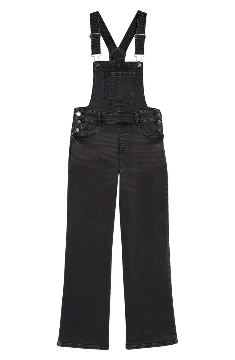 Kids' Wide Leg Denim Overalls | Nordstrom