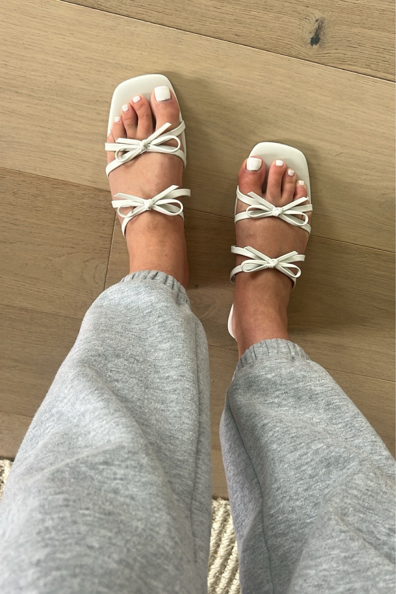 Cutest white bow sandals slides on sale at target for $20!!! I went up 1/2 a size. summer sandals  

#LTKFindsUnder50 #LTKShoeCrush #LTKSaleAlert