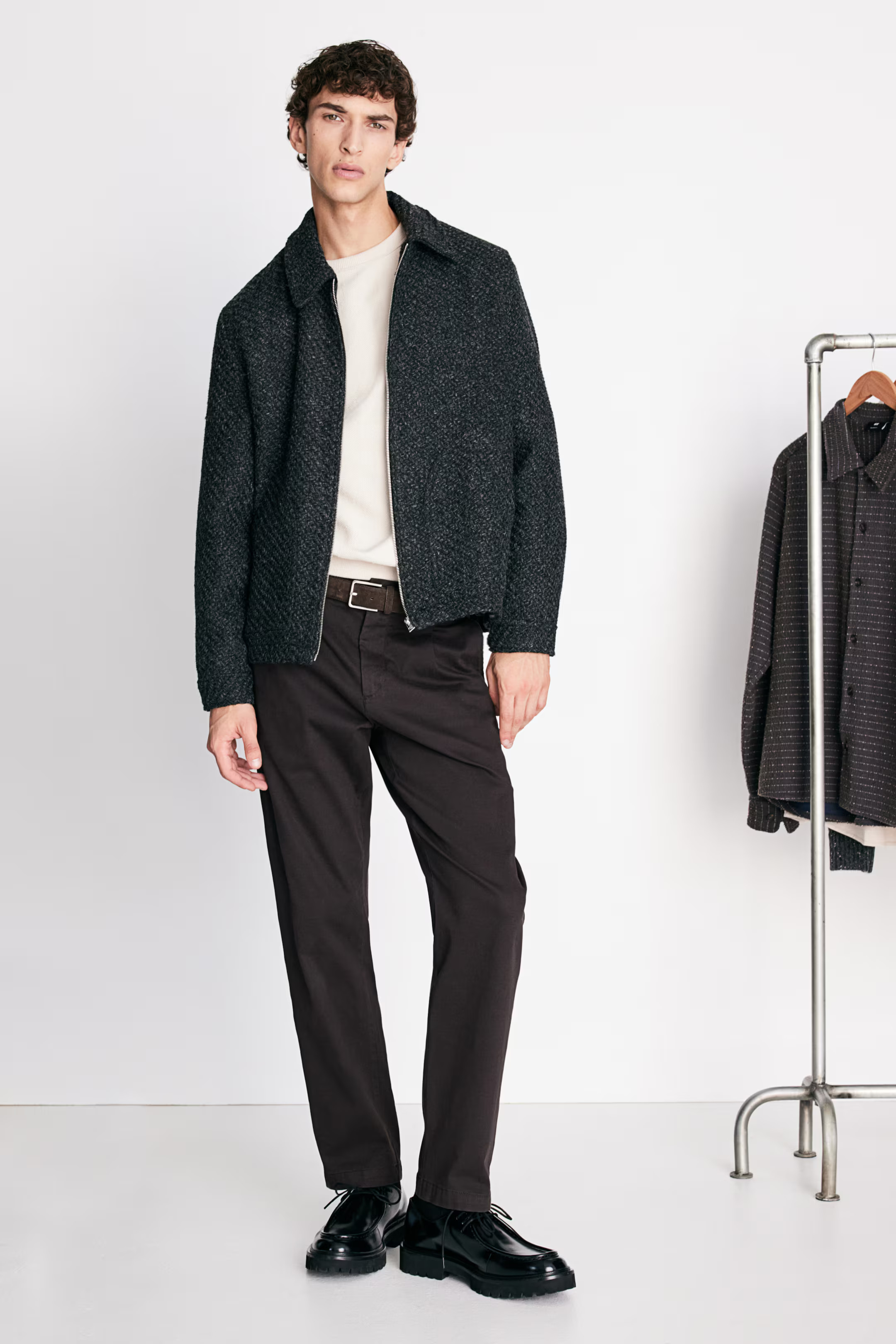 Regular Fit Tweed overshirt | H&M (US + CA)