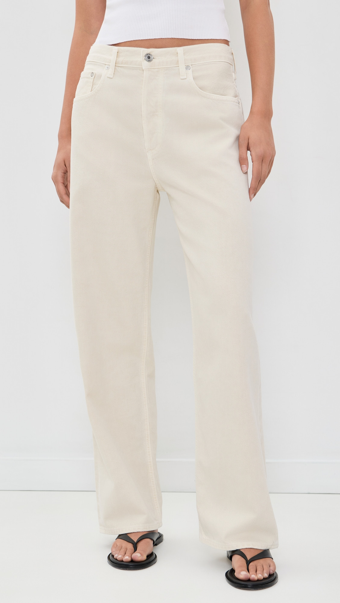 AGOLDE Low Slung Baggy Jeans Brown Rice 24 | Shopbop