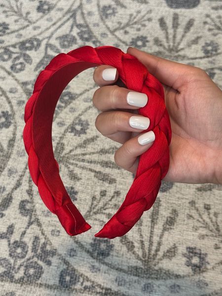 Pretty red braided headband that is perfect for adding a pop of color to summer outfits!

#LTKFind #LTKsalealert #LTKunder50