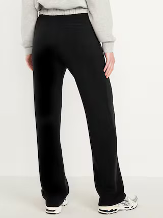 High-Waisted Bounce Fleece Trouser Sweatpants | Old Navy (US)
