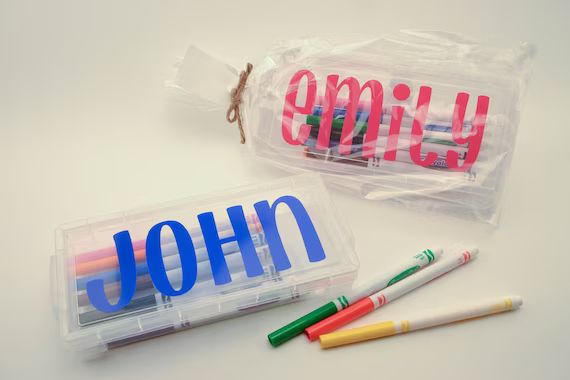 Personalized Marker Case (with Crayola Markers!) | Etsy (US)