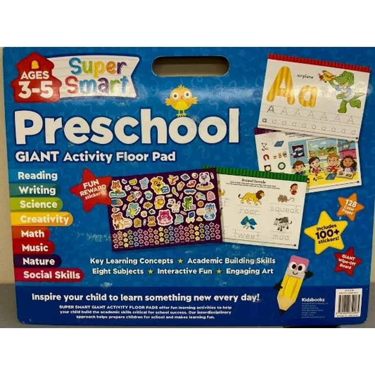 Preschool Giant Activity Floor Pad: Ages 3-5 (Super Smart) | Walmart (US)