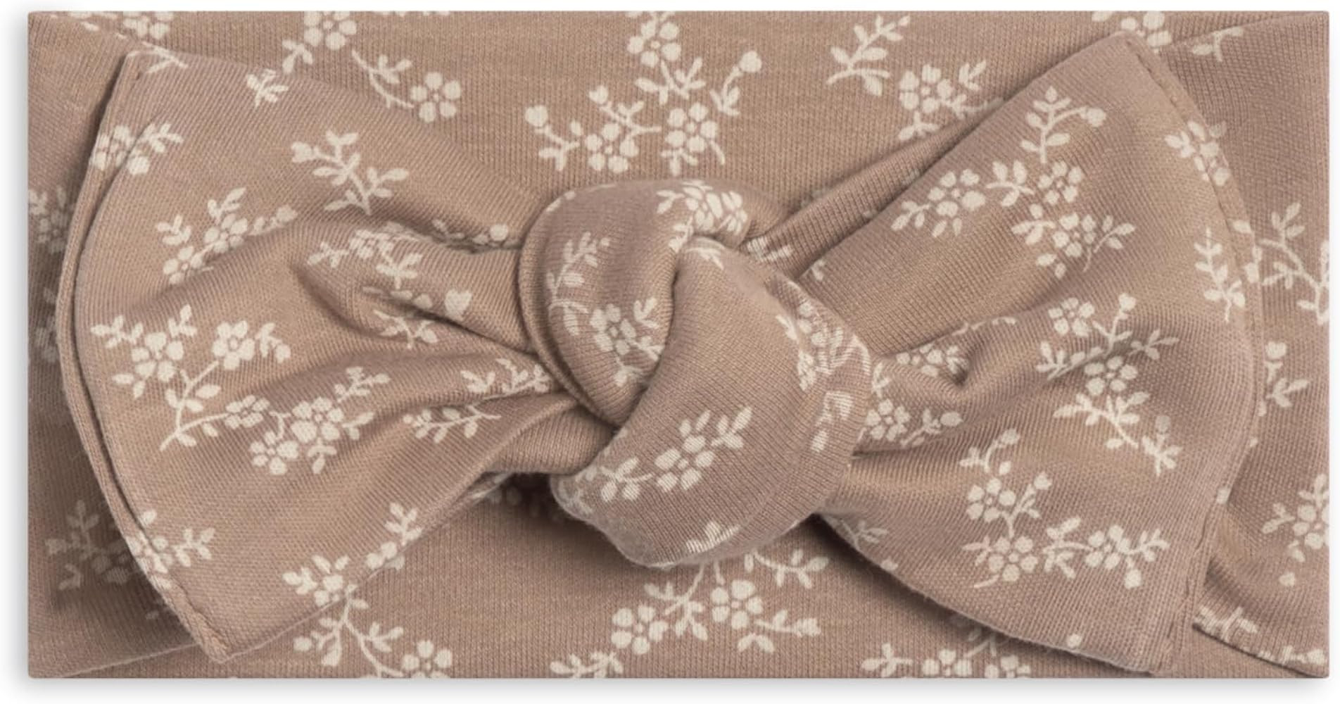 Colored Organics Baby Organic Cotton Hattie Bow Wrap Headband | Amazon (US)