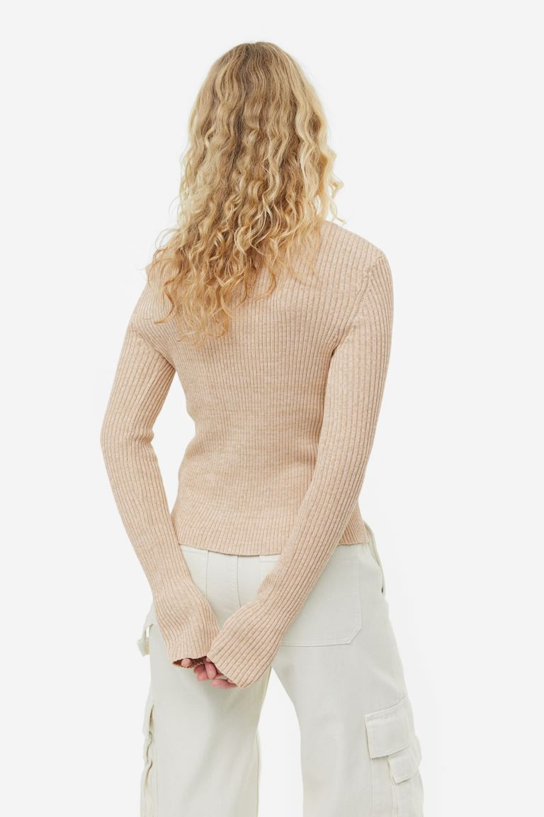 Rib-knit Knot-detail Top | H&M (US + CA)