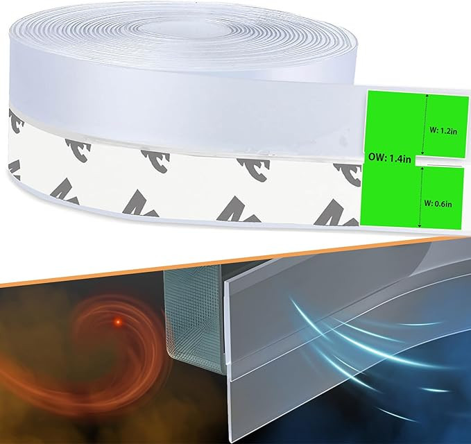 Updated Winter Weather Stripping Door Seal, Door Draft Stopper Silicone Seal Strip for House and ... | Amazon (US)