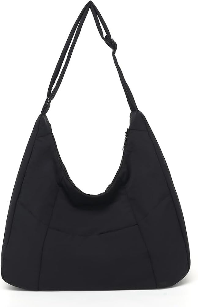 Hobo Crossbody Bags for Women, Puffer Tote Bag Quilted Shoulder Bag, Casual Puffer Purse for Trav... | Amazon (US)