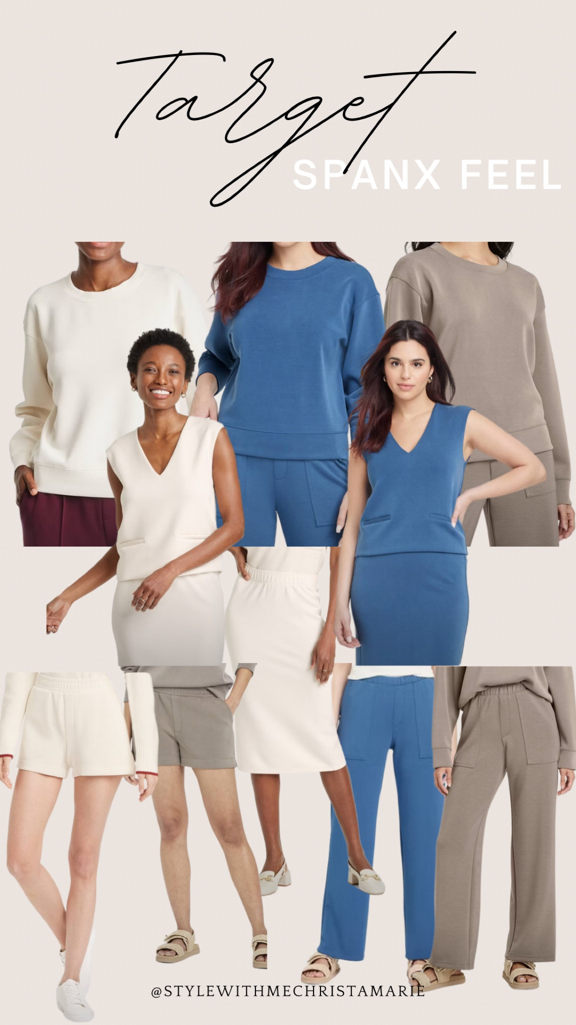 Scuba knit feel! Feels like Spanx quality! Others colors as well. 

#LTKStyleTip #LTKFindsUnder50 #LTKFindsUnder100