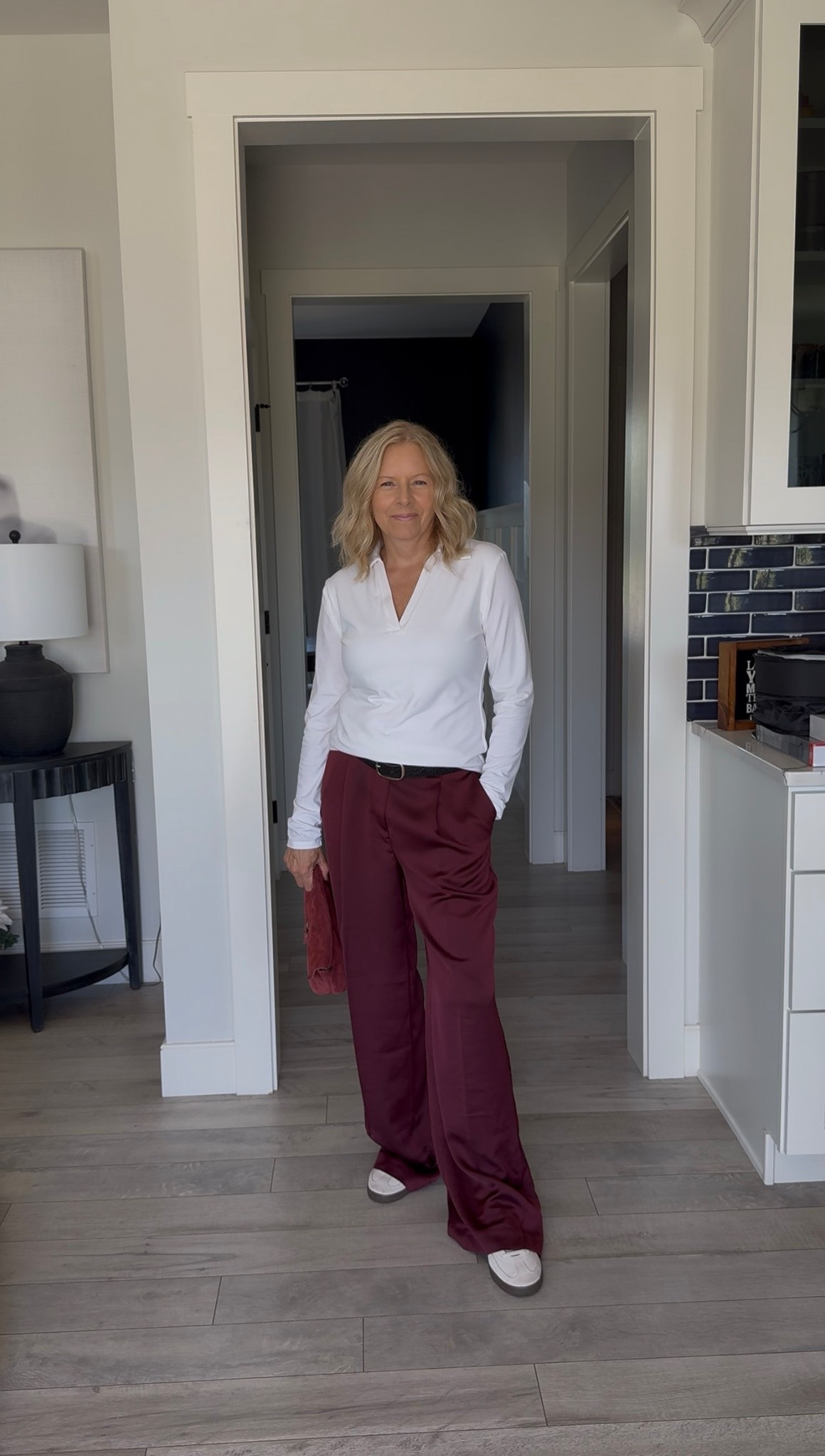 Looks from my closet. Top is from Banana Republic Factory and satin pants from Loft. Paired with my favorite Adidas Spezials.


#LTKootd #LTKgrwm #LTKOver40