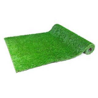 3 ft. x 10 ft. Green Artificial Grass Runner Rug Realistic Synthetic Thick Fake Faux Grass Astroturf Carpet Landscape | The Home Depot