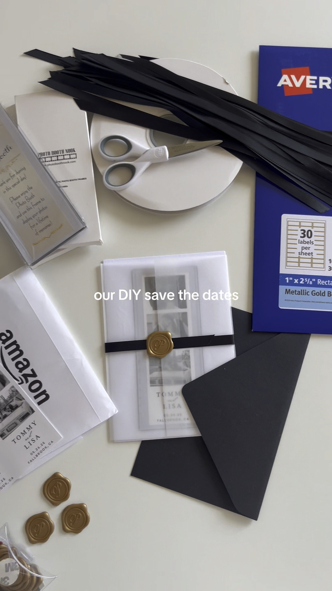 What we used to make our save the dates 💌📮✨
#weddingplanning #savethedates #savethedatediy #amazonfinds

#LTKWedding #LTKSeasonal