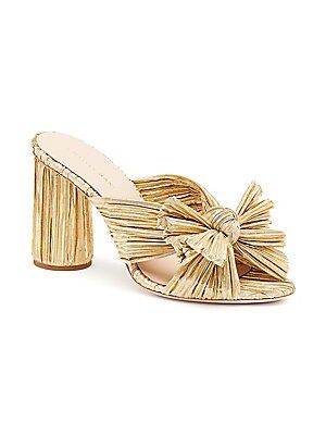 Penny Pleated Knotted High Heel Sandals | Saks Fifth Avenue