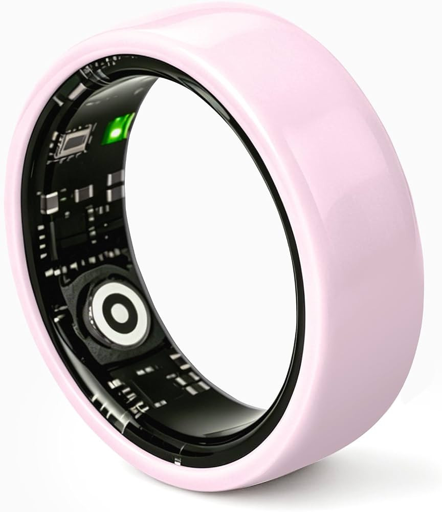 2026 Ceramic Smart Ring for Women&Couples, MounTova-T3-Ring, 24/7 Track Heart Rate, Sleep, SpO2, ... | Amazon (US)