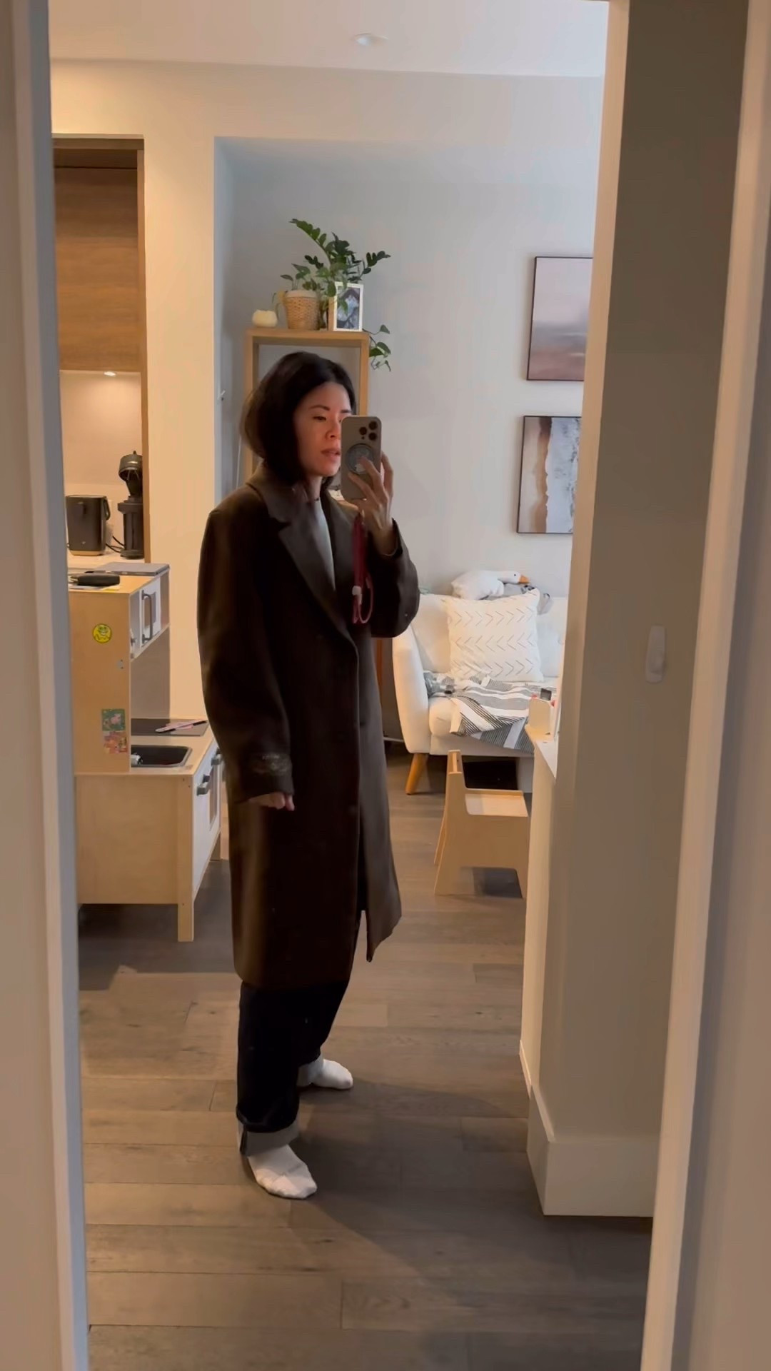 Aritzia The Only Coat notes. In short xs  

#LTKpetite #LTKcanada #LTKfall