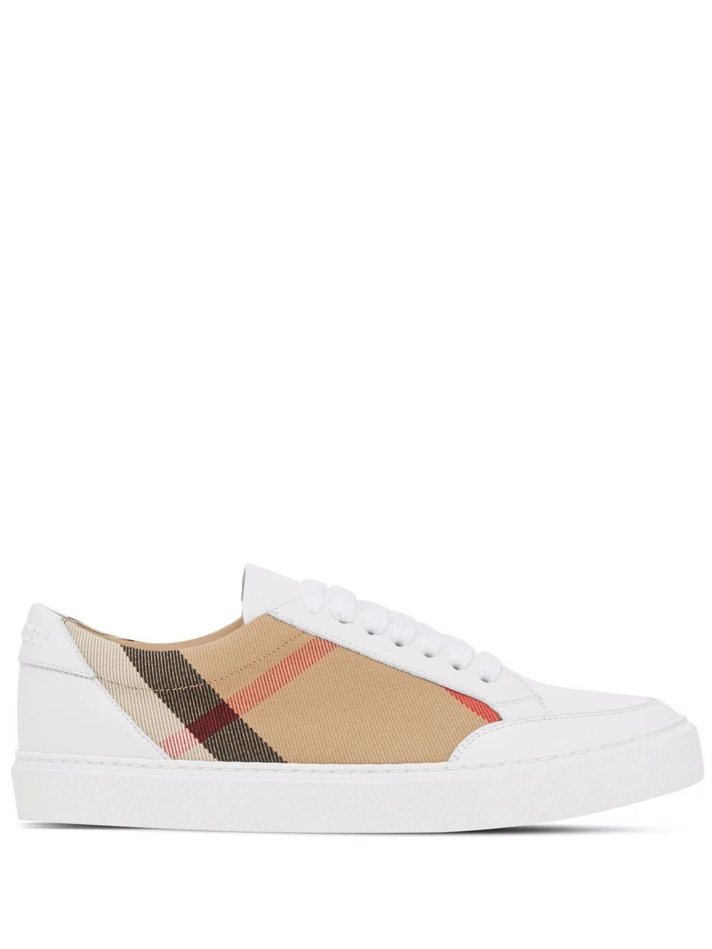 Burberry House Check low-top sneakers - White | Farfetch Global