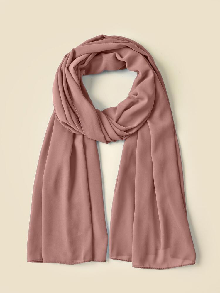Plain Chiffon Scarf | SHEIN