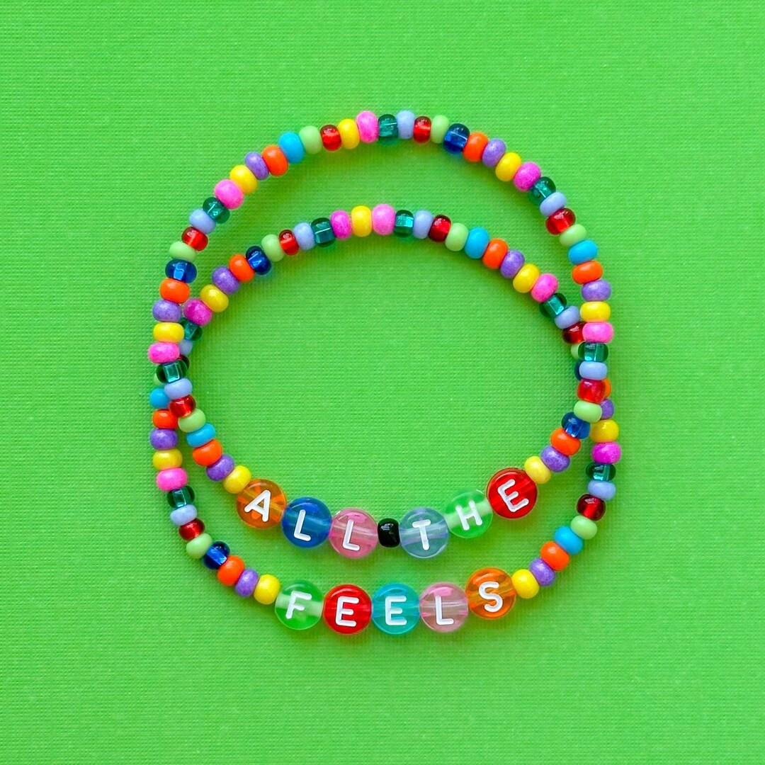 All the Feels Bracelet Set, Inside Out Bracelets, Inside Out 2 Bracelets - Etsy | Etsy (US)