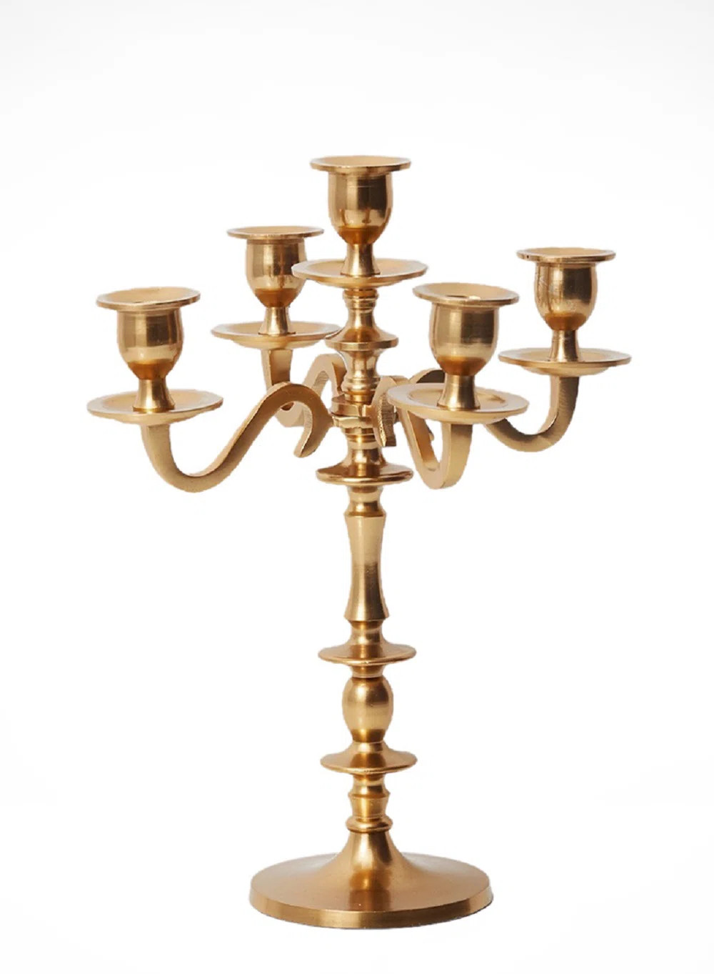 14'' H Aluminum Tabletop Candelabra | Wayfair North America